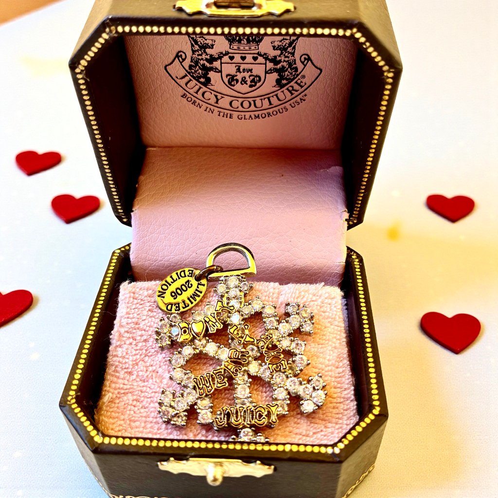 Juicy Couture Limited Edition 2006 Snowflake Charm Crystals Don't Flake Wear
